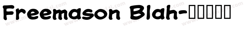 Freemason Blah字体转换